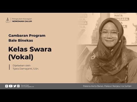 Penjelasan Kelas Swara (Vokal) - Bale Binekas